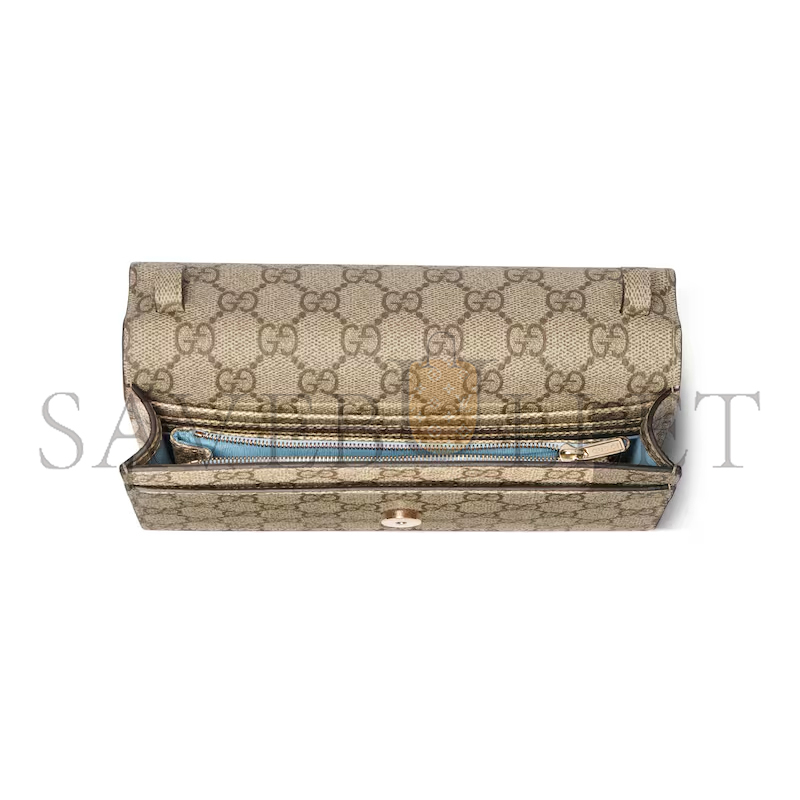 G*u*i gg emblem wallet on chain 838151 (20*13*4cm)